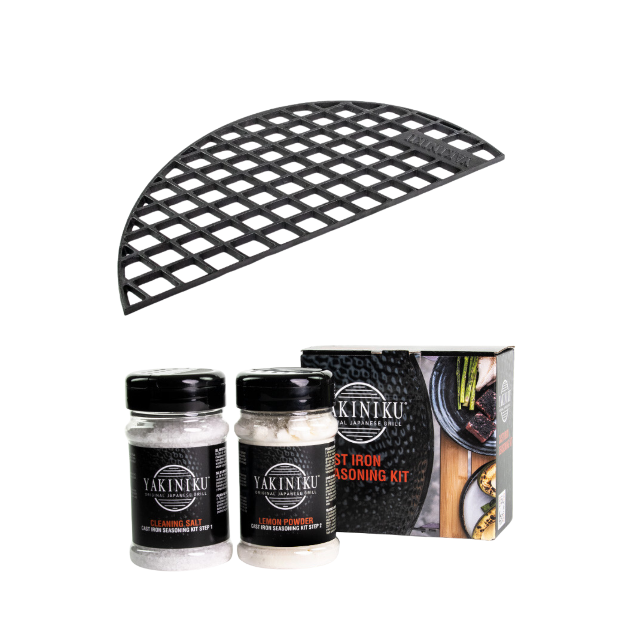 YAKINIKU Half-moon cast iron grate | LARGE with FREE seasoning kit