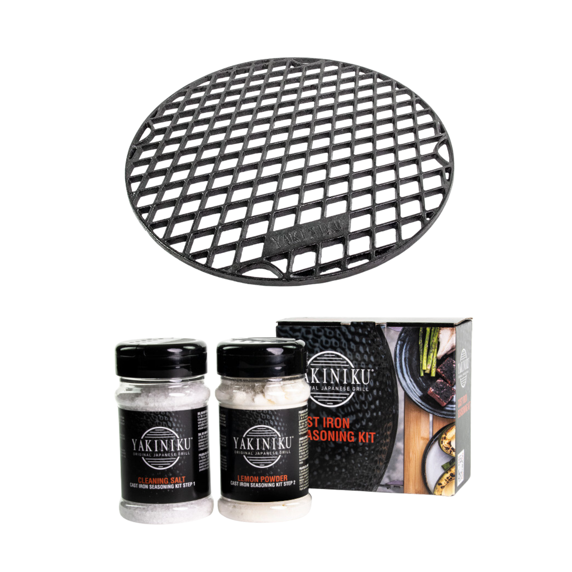 YAKINIKU Cast Iron Grate | LARGE with FREE seasoning kit