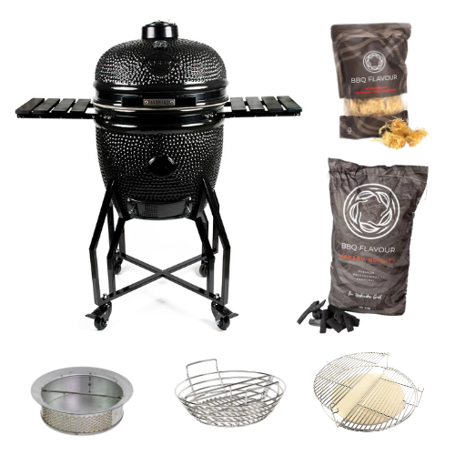 YAKINIKU Kamado Black Edition Large Complete Starter Set
